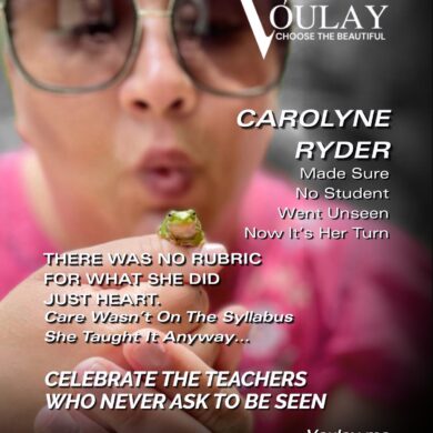 Voulay features Ms. Ryder on their cover.
